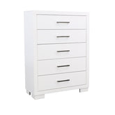 Coaster Jessica 5-drawer Chest White Model 202995
